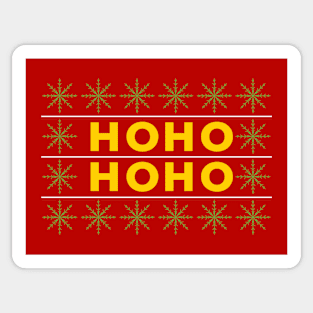 Ho Ho Ho Snowflakes Merch Sticker